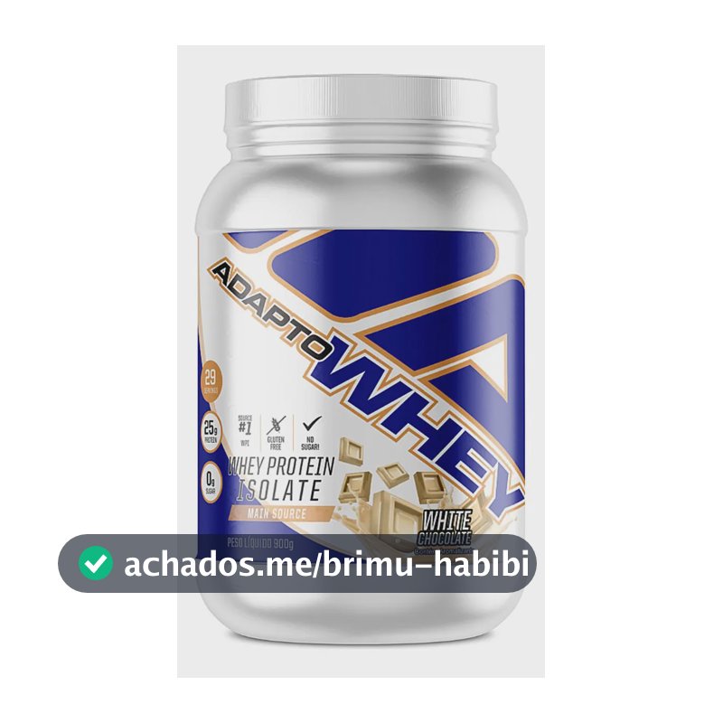 Whey Protein Adaptogen Science 3w Isolado Hidrolisado Concentrado 900g Adapto Sabor Chocolate Branco