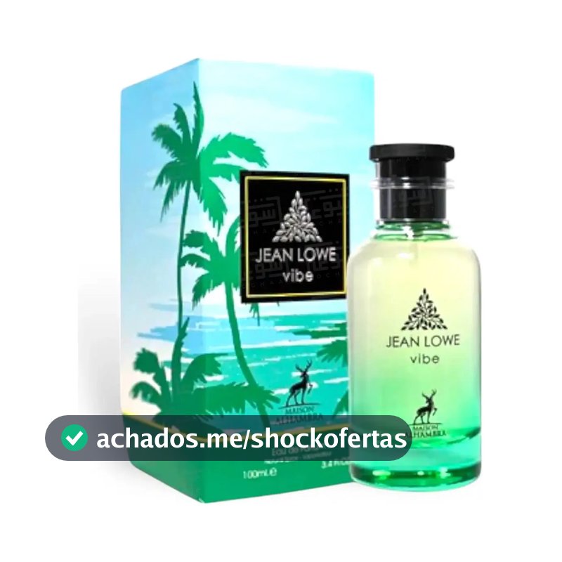 Perfume Árabe Maison Alhambra Jean Lowe Vibe 100ml