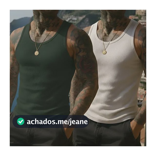 Kit 2 Regatas Americana Masculina Canelada Academia Qualidad