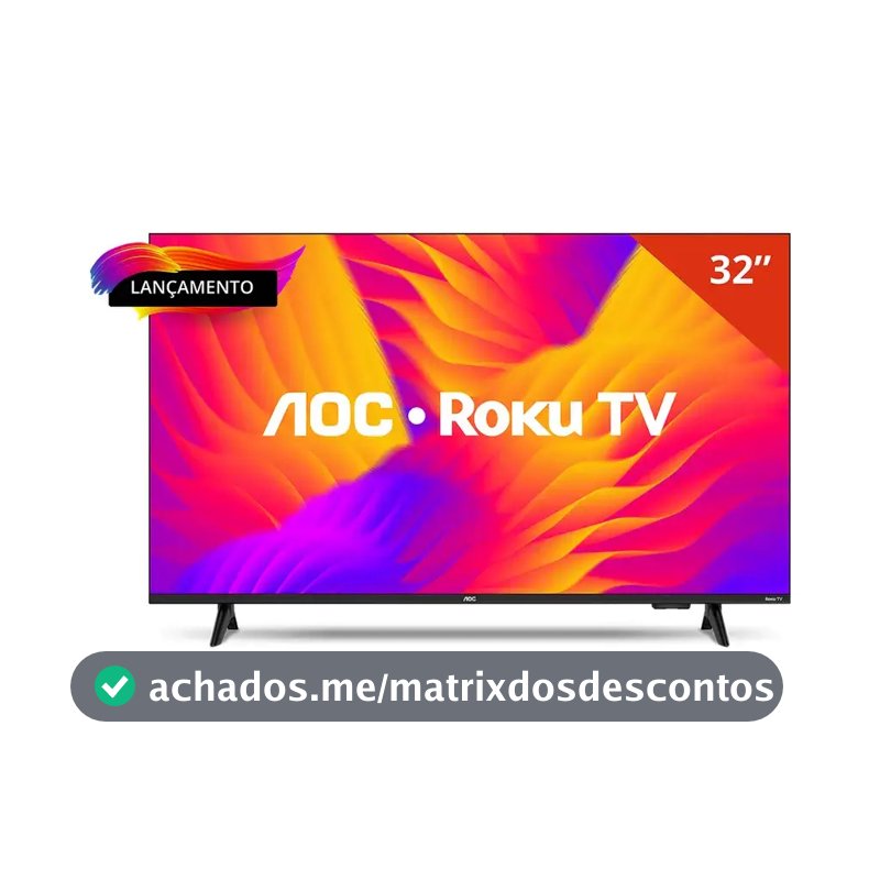 Smart Tv Aoc Dled 32 Wi-fi Roku Tv Quad Core 32s5155/78g