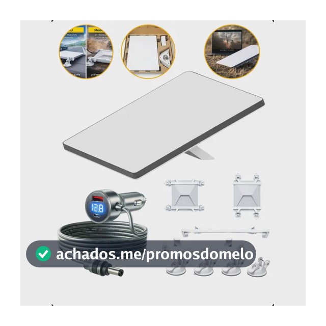 Kit Internet Completo Antena Starlink Mini + Suporte + Cabo