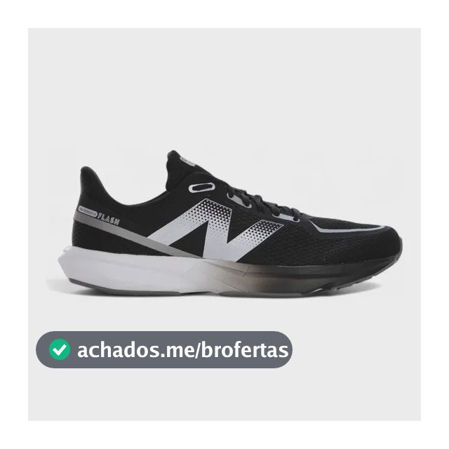 Tênis New Balance Flash V7 Masculino Preto Treino