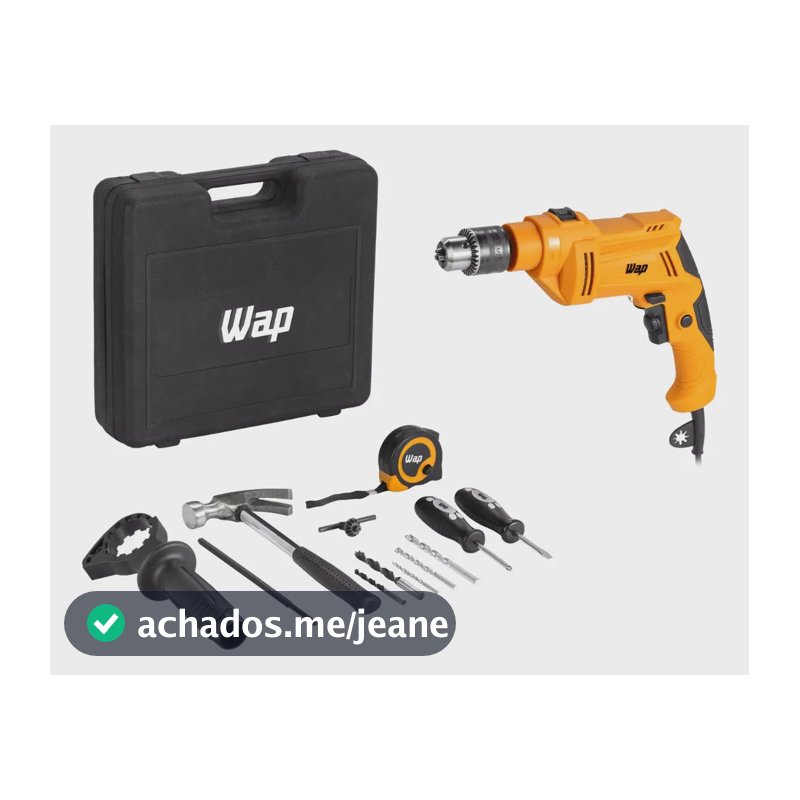 Parafusadeira E Furadeira De Impacto Wap Wf 700k10 W2