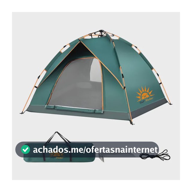 New Hawaii Barraca Camping Acampamento Grande 4 Pessoas 2.1x2.1x1.35m
