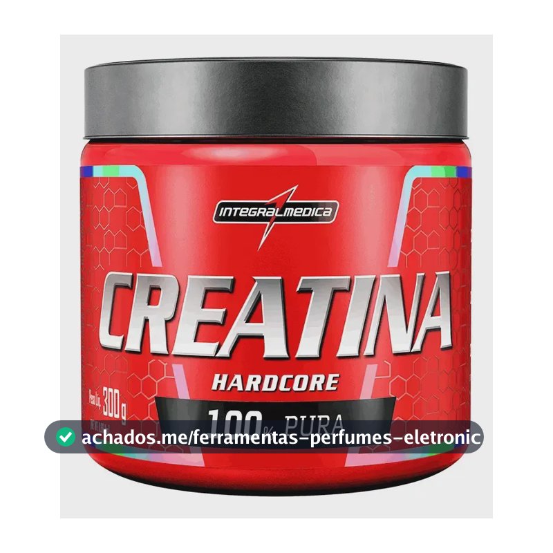 Creatina Integralmédica Monohidratada Hardcore em pó Sem sabor x 300g