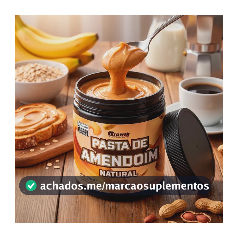 Pasta De Amendoim Integral Torrado 1kg Growth Supplements Natural