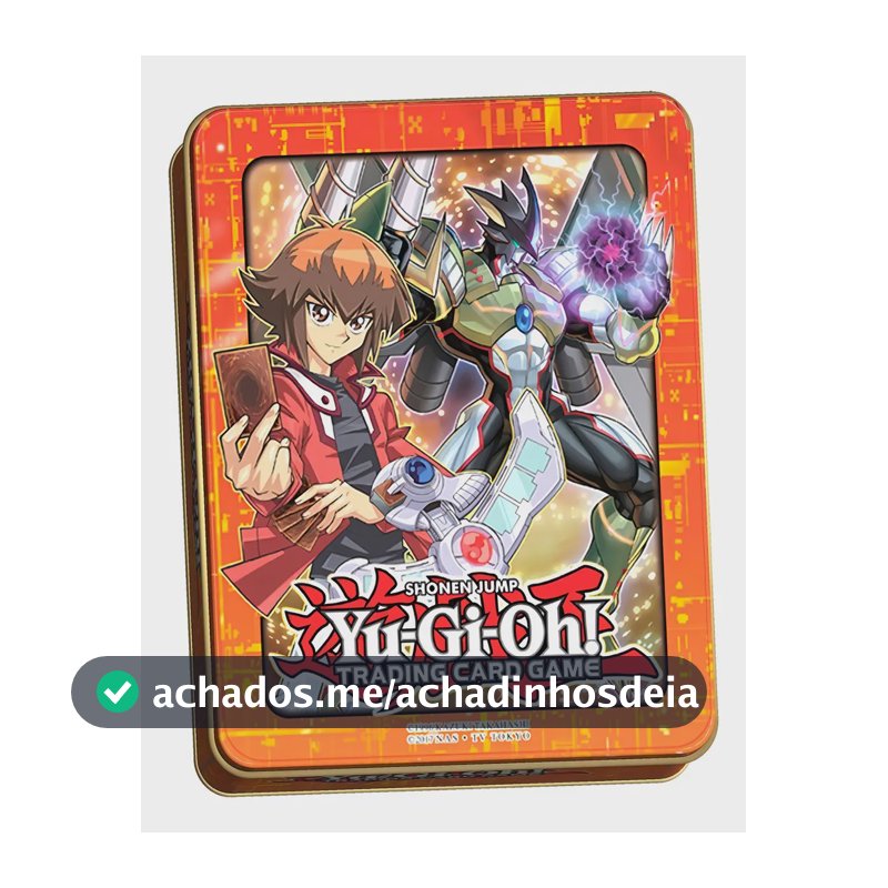 Mega Lata Yu Gi Oh Estampas Ilustradas Jaden 2018 Da Konami