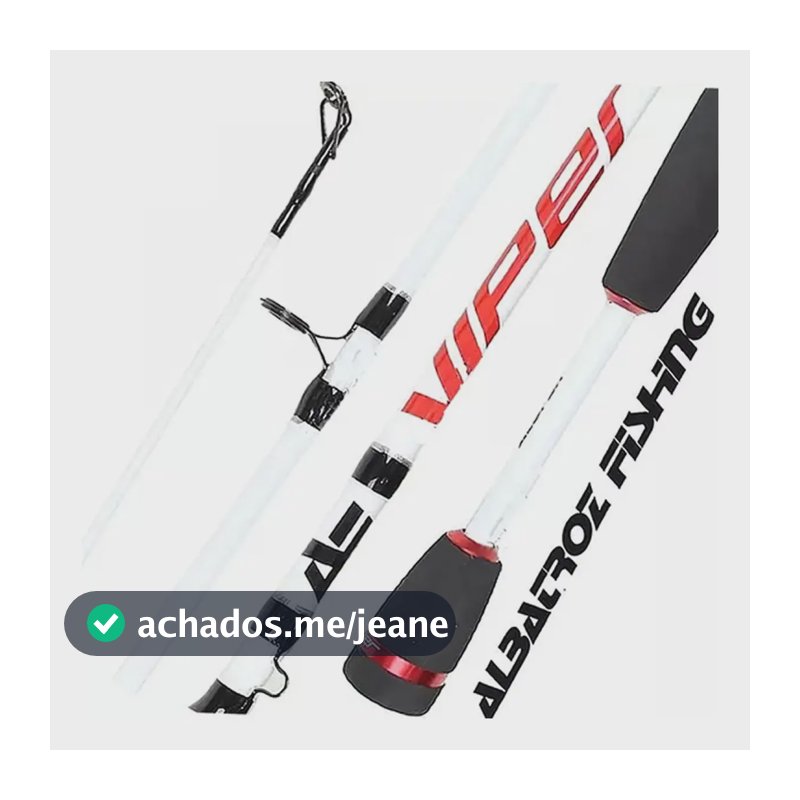 Vara Albatroz Viper 562 1,68m 6-14lb P/ Carretilha 2 Partes