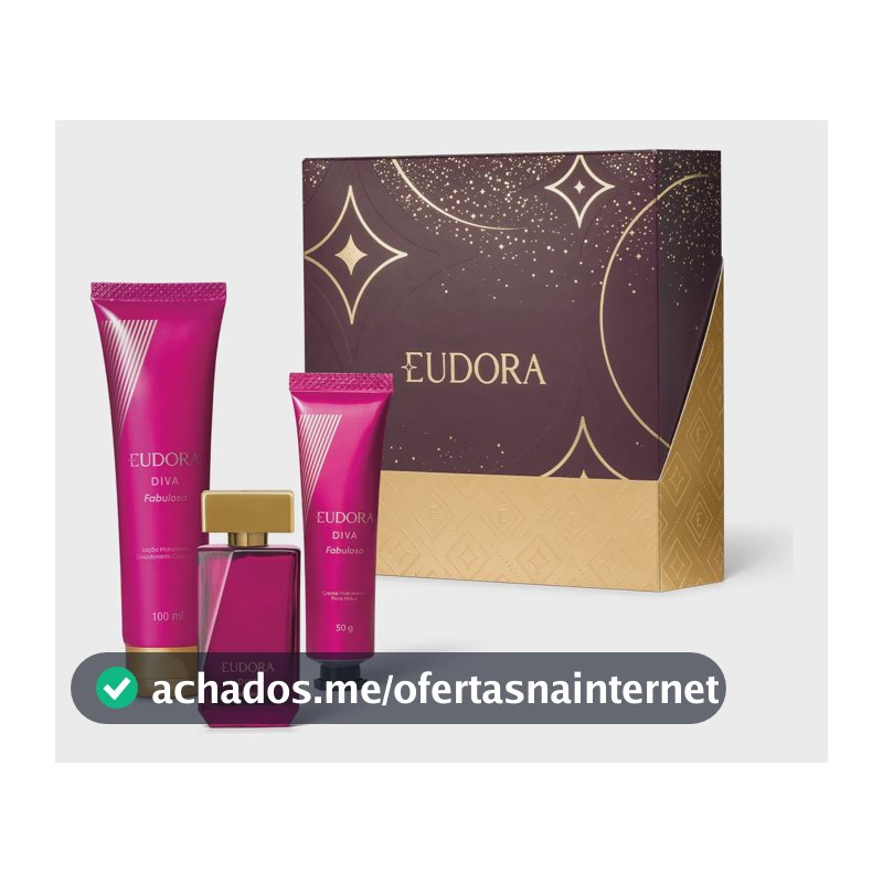 Kit Eudora Diva Fabulosa (3 Produtos)