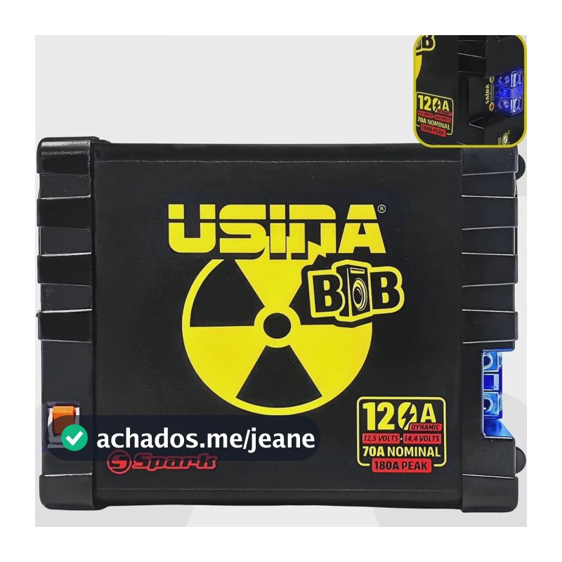 Fonte Automotiva Usina 120a Bob Dynamic Automatica Bivolt