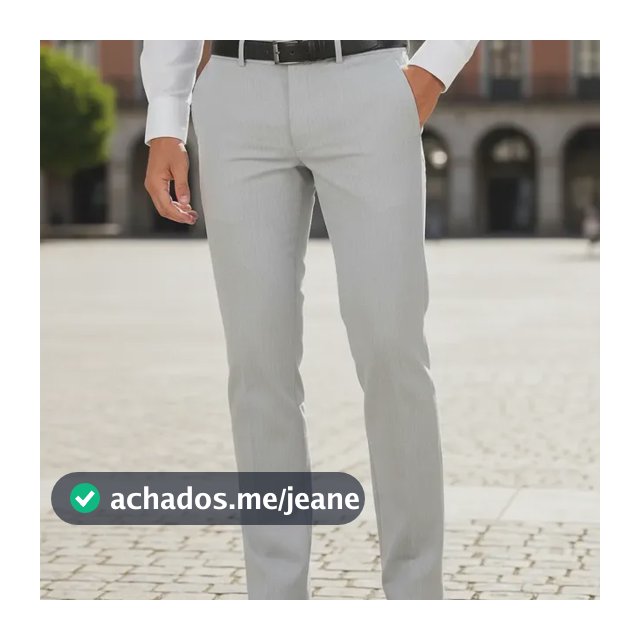1 Calça Social Masculina Em Oxford Cores Variadas - Preço -