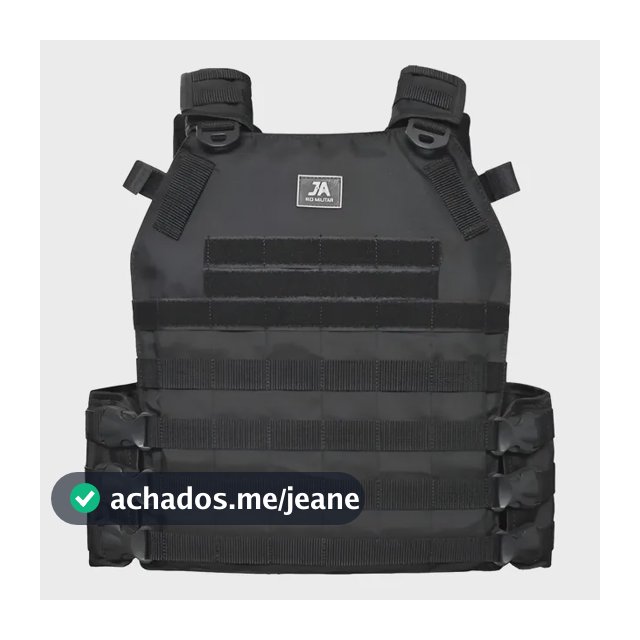 Colete Modular Tático Plate Carrier Airsoft Ja Rio Militar