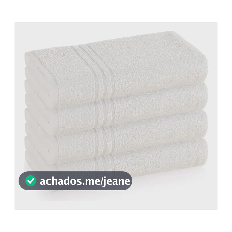 Kit 4 Toalhas Banho Onix 400 Gr Hotelaria Karsten