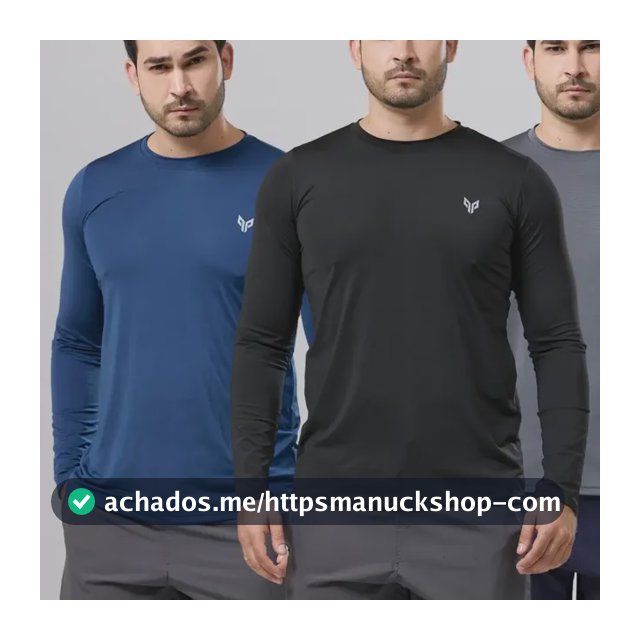 Kit 3 Camisas Camisetas Proteção Uv 50+ Masculina Praia