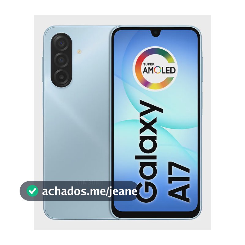 Celular Samsung Galaxy A17 Com Ia, 256gb, 8gb Ram, Câm De 50mp, Tela De 6.7 , Nfc, Ip54 - Azul