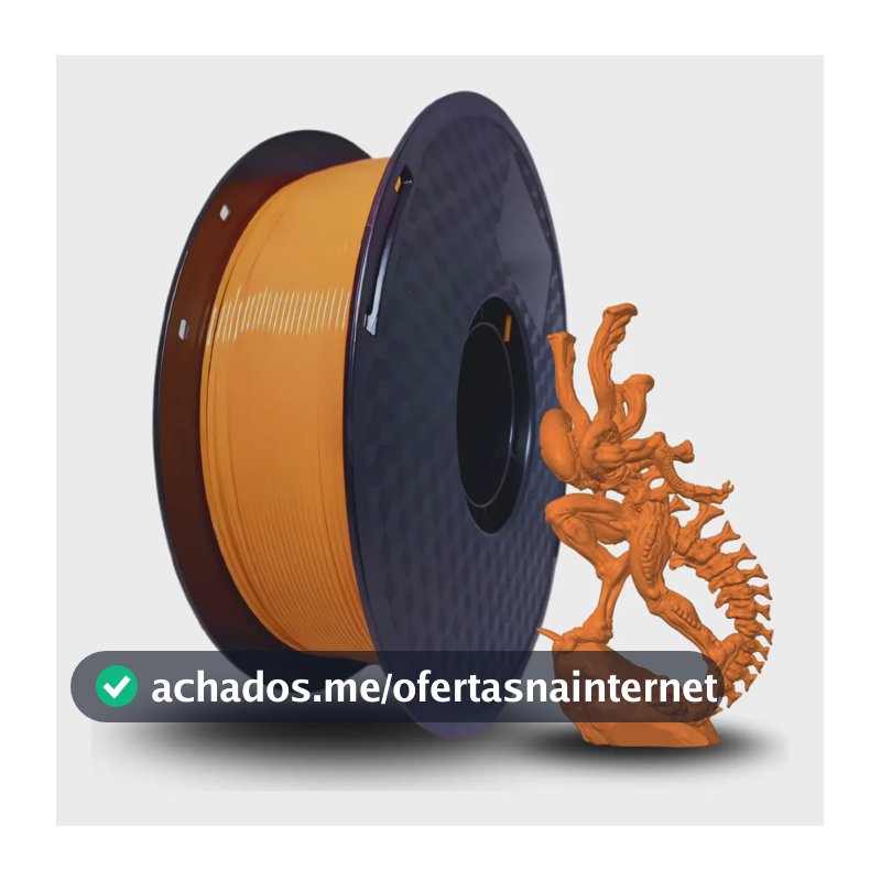 Filamento 3d Petg 1,75mm 1kg Cor Laranja Masterprint Laranja