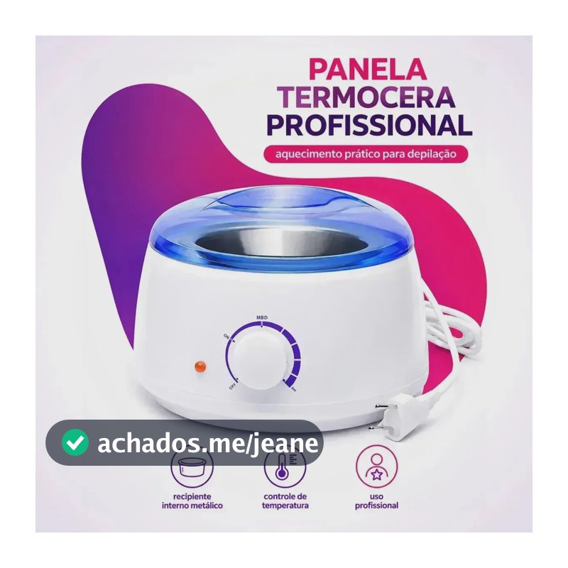 Panela Cera Quente Aquecedor Elétrica Depilação Termocera BMED
