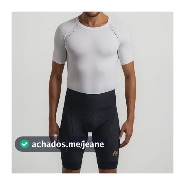 Bermuda Ciclismo Masculina Free Force Performance Preto
