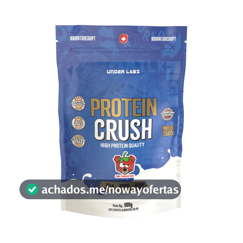 Proteína Under Labz Whey concentrado Crush em pó sabor Strawbear x 900g