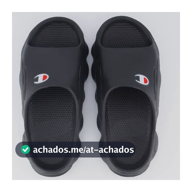 Chinelo Champion Nuvem Spheric Ii Classic Preto