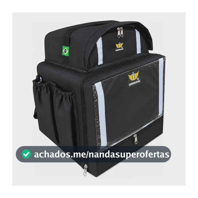 Isobag 45 Litros Bolso Medio Reforçada Guerreiros Da Rua