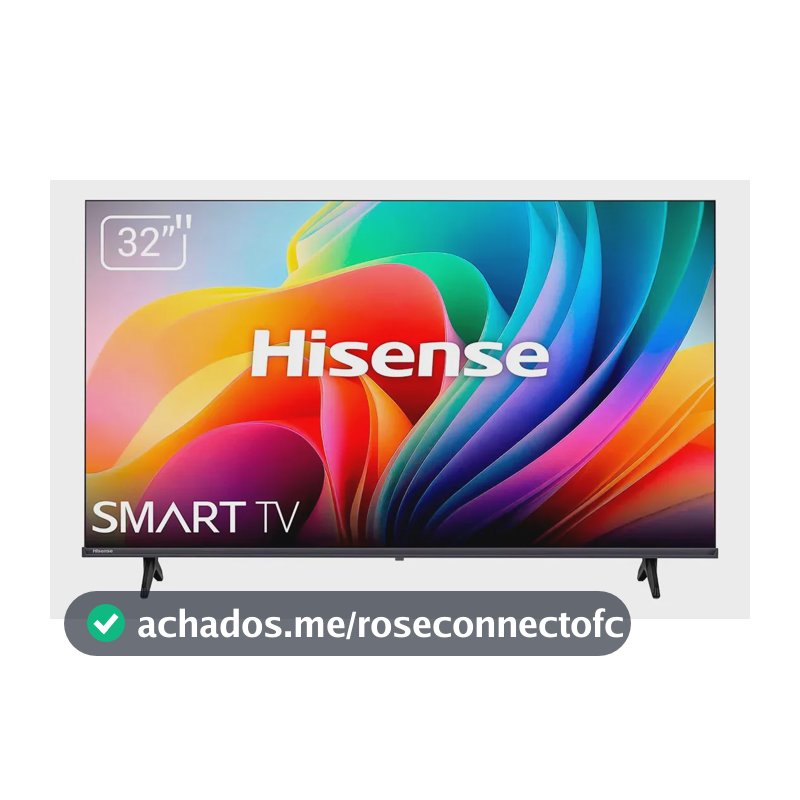 Smart TV Hisense HD 32" Polegadas 32A4NV com HDR10, DTS Virtual X, Compatibilidade Alexa