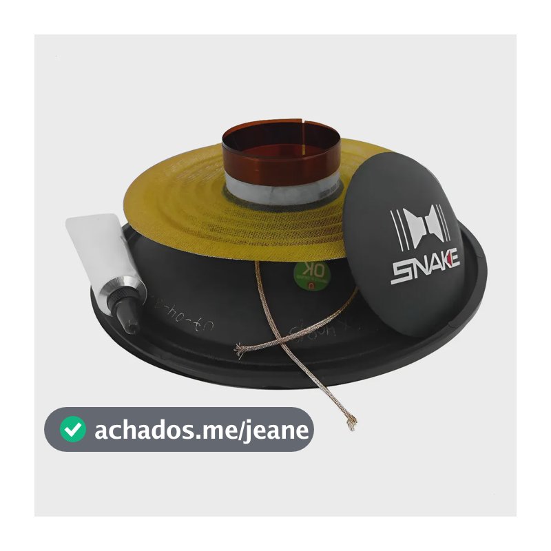 Kit Reparo Snake Pro Esx 408 Modelo S 8 Ohms 250rms Preto