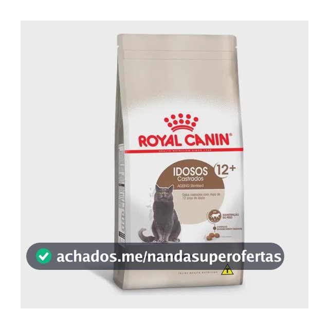 Ração Royal Canin Castrados+ 12 Gato Senior 4kg