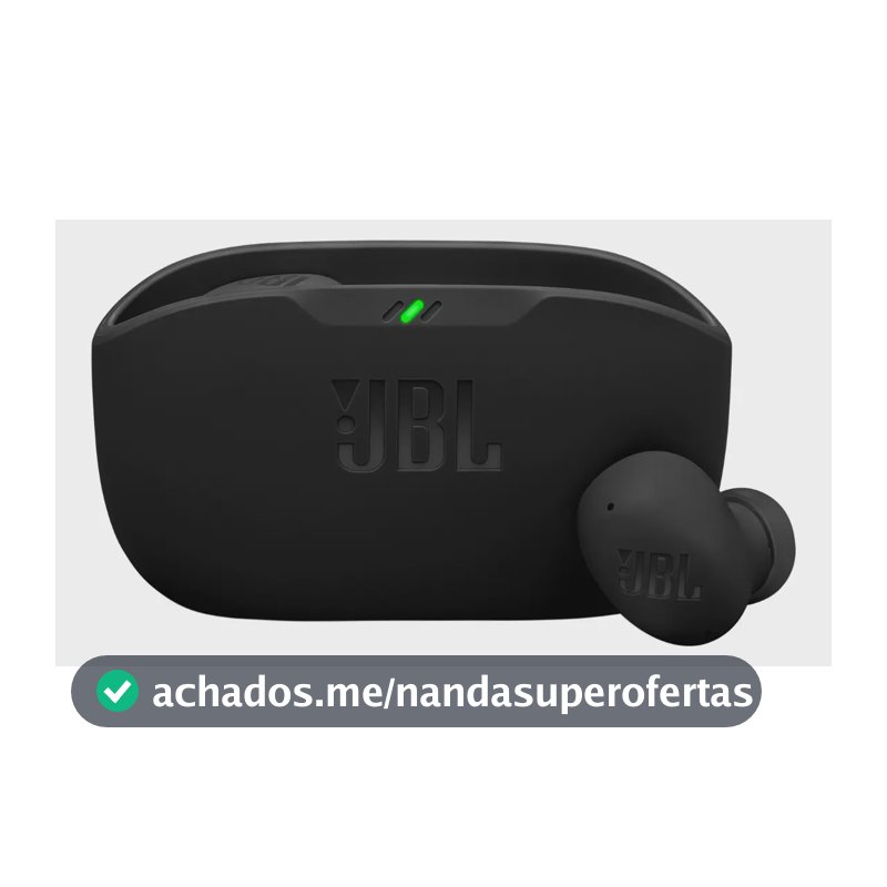 Fone De Ouvido Bluetooth JBL Wave Buds 2 Fit Preto