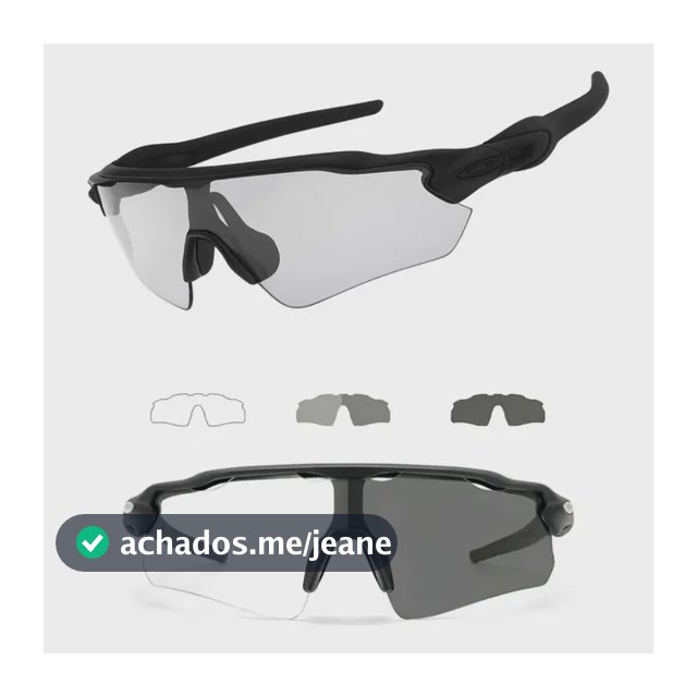 Óculos De Sol Fotocromático Esportivo Corrida Ciclismo Beach Fotocromática Preto