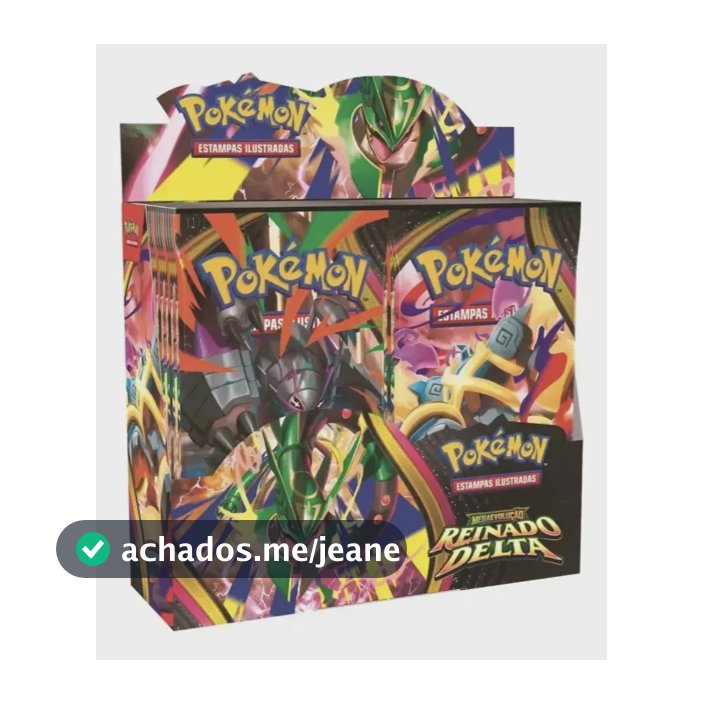 Booster Box Pokémon Reinado Delta Me06 36 Boosters Português Português