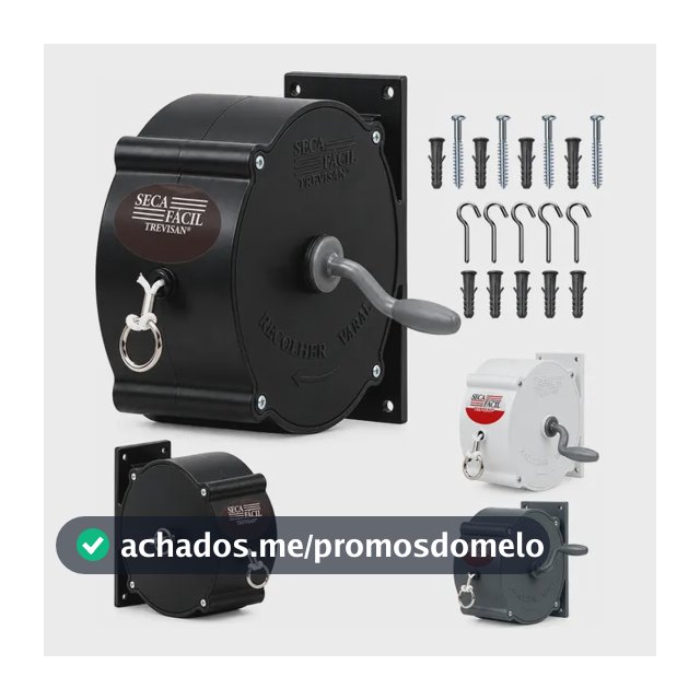 Varal Roupas Retrátil Recolhível De Parede Seca Fácil 30m