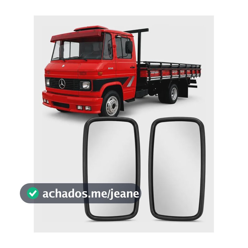 Par Espelho Retrovisor Caminhão Mb 608 608d 708 708d