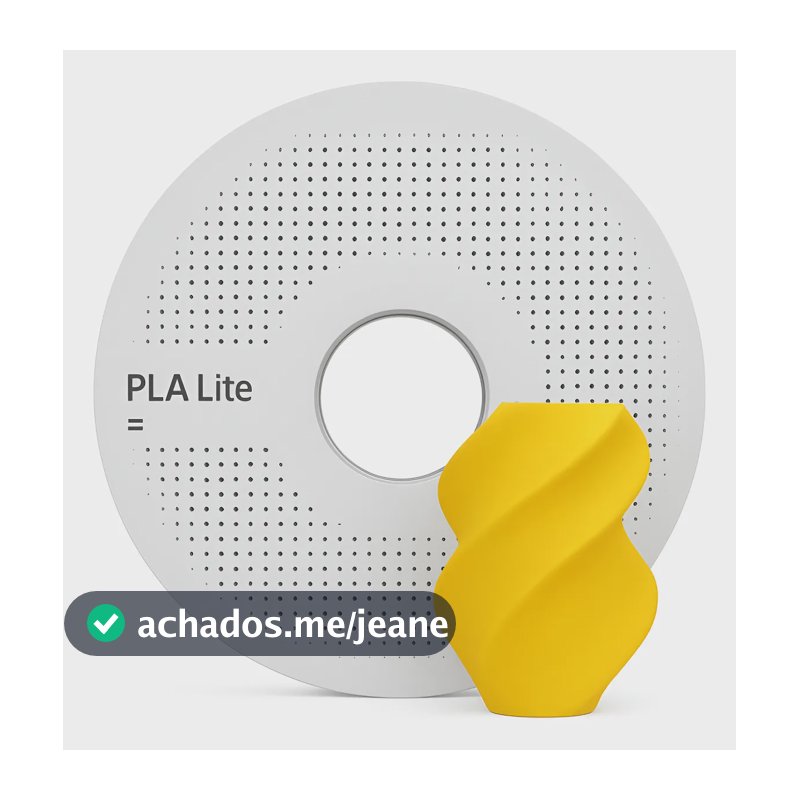 Filamento 3d Bambu Lab Pla Lite 1kg C/ Carretel Cores Cor Amarelo
