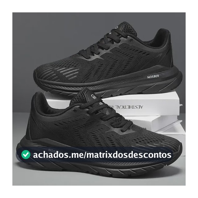.tênis Unissex Esportivo Casual E Leve Para Corrida. Preto 41
