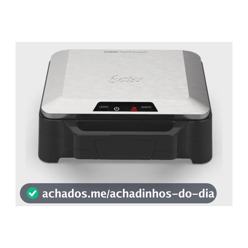 Sanduicheira Oster 220V 1000W Multiuso Inox OSAN500
