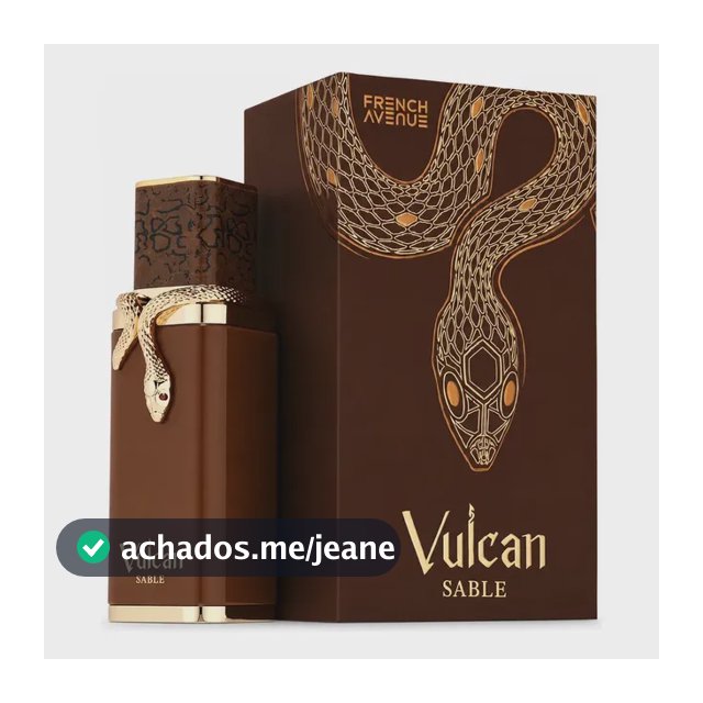Perfume Vulcan Sable - French Avenue - Eau De Parfum 100ml