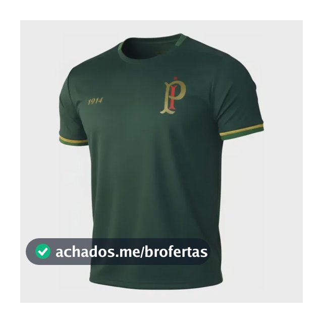 Camisa Oficial Palmeiras 1914 Símbolo Verde