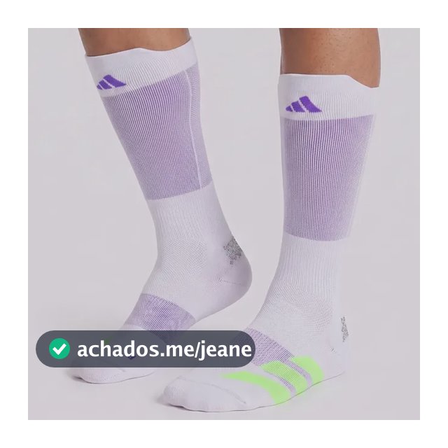 Meia adidas Adizero Lilas Roxo M