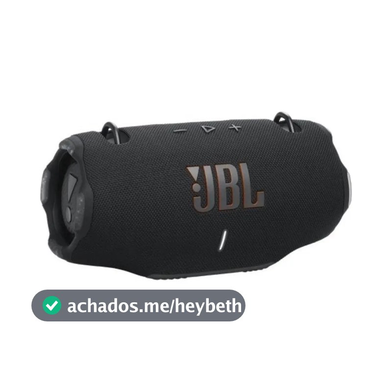 Caixa de Som Bluetooth Portátil Xtreme 4 JBL Cor Preta