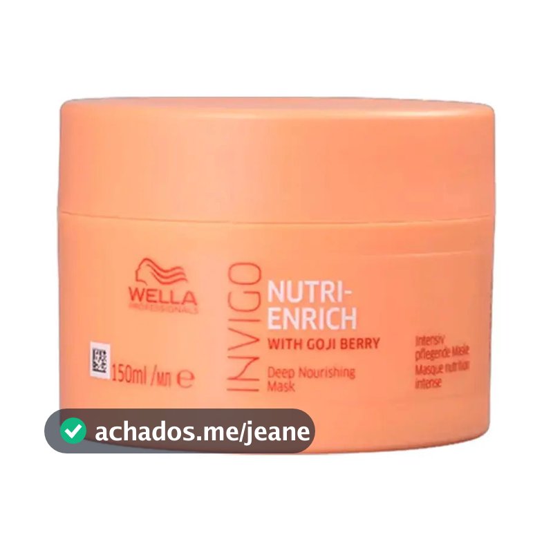 Máscara Invigo Nutri-enrich Wella Professionals - 150ml