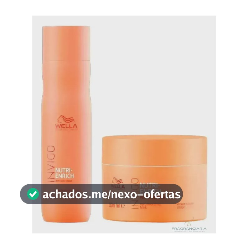 Kit Wella Professional Invigo Nutri Enrich - Shampoo 250ml + Máscara 150ml