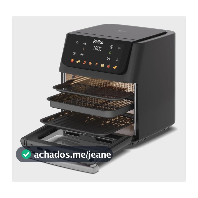 Fritadeira Air Fryer Philco 16 Litros Paf16c Preto 220v