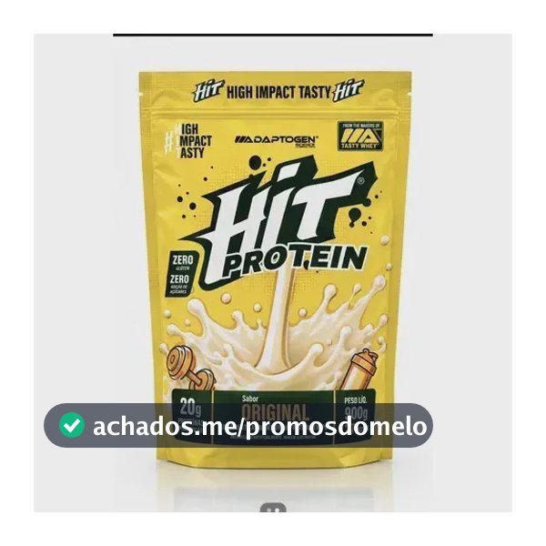 Whey Hit Protein Adaptogen 900g Sabor Original