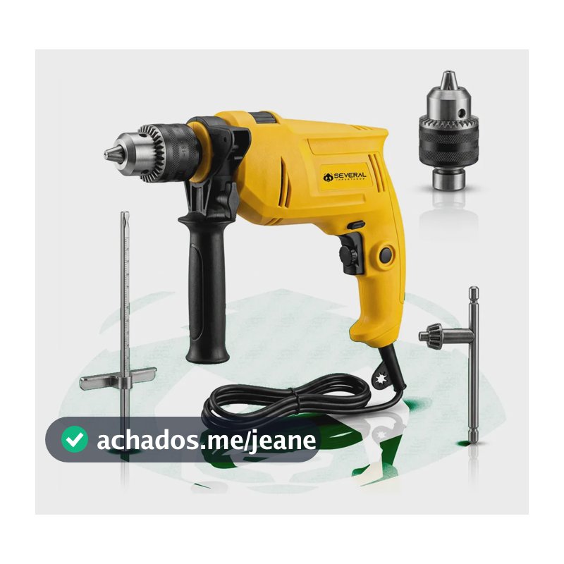 Furadeira De Impacto Profissional 1/2 Pol 13mm 750w Tbf750 Função Reversa Controle de Velocidade Several