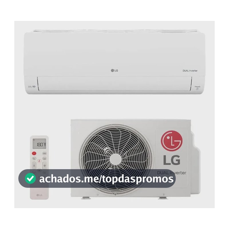Ar Condicionado Split LG Dual Inverter AI Voice 9000 BTU Frio