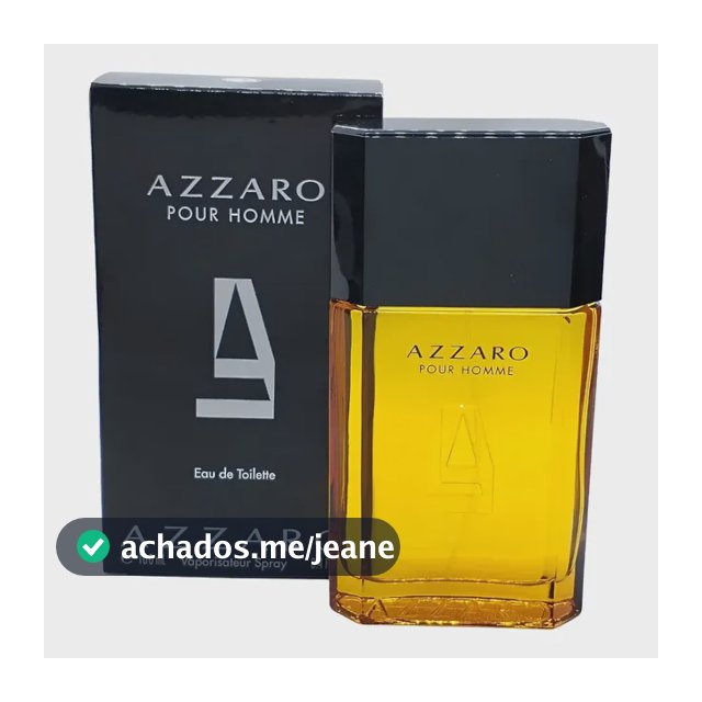 Perfume Azzaro Pour Homme 100ml Edt Masculino Original Lacrado Nota Fiscal Amadeirado