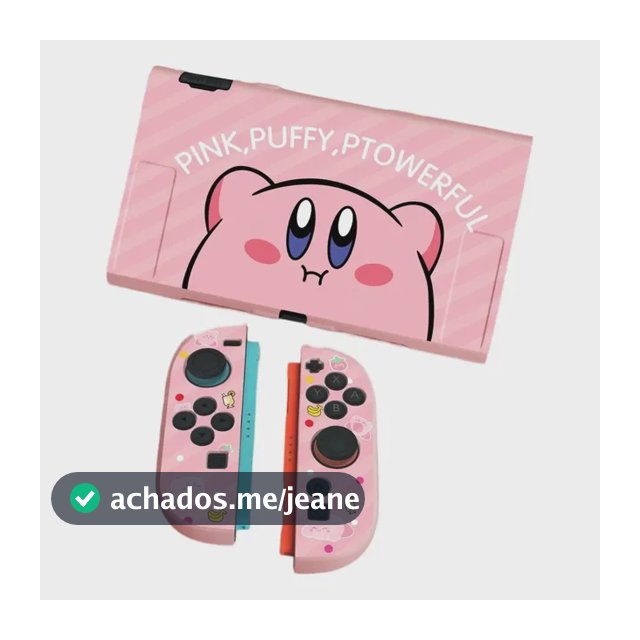 Kirby - Capa Protetora Para Nintendo Switch 2