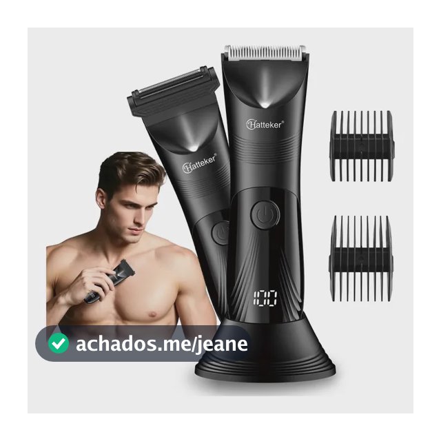 Máquina De Cortar Cabelo E Barbeador Hatteker Preto 110-240v