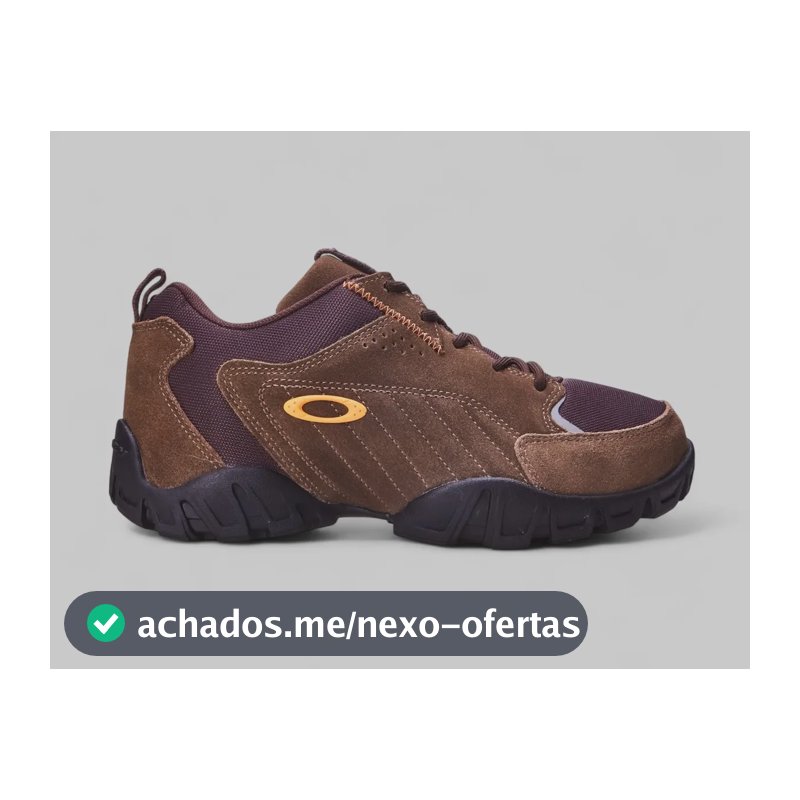 Tênis Masculino Attack Oakley Marrom Liso 43 Br